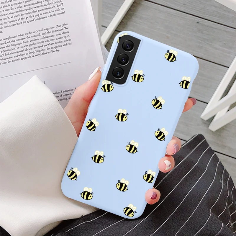 For Samsung Galaxy S22 Plus Ultra 5G S22+ s22plus Cover Flower Case For Samsung GalaxyS22 GalaxyS22Plus GalaxyS22Ultra Bumper silicone case samsung Cases For Samsung