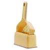 Cat Litter Scoop Plastic Long Handled Cat Scoop Large Cute Cat Scoop Poop Cat Basin Cat Poop Big Scoop Small Hole Pet Supplies 5