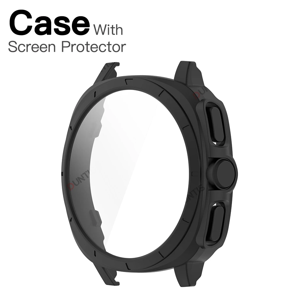 Change To Ultra Case for Samsung Galaxy Watch 7 40mm 44mm Tempered Glass Case + Screen Protector Upgrade to Samsung Watch Ultra watch screen protector case watch cover watch protective case watch case watch protective cover watch screen protector watch accessories