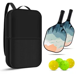 Sports Pickleball Rackets Backpack New Tennis Racquetball Pickleball Paddle Bag Adjustable Pickleball Bag Men Women