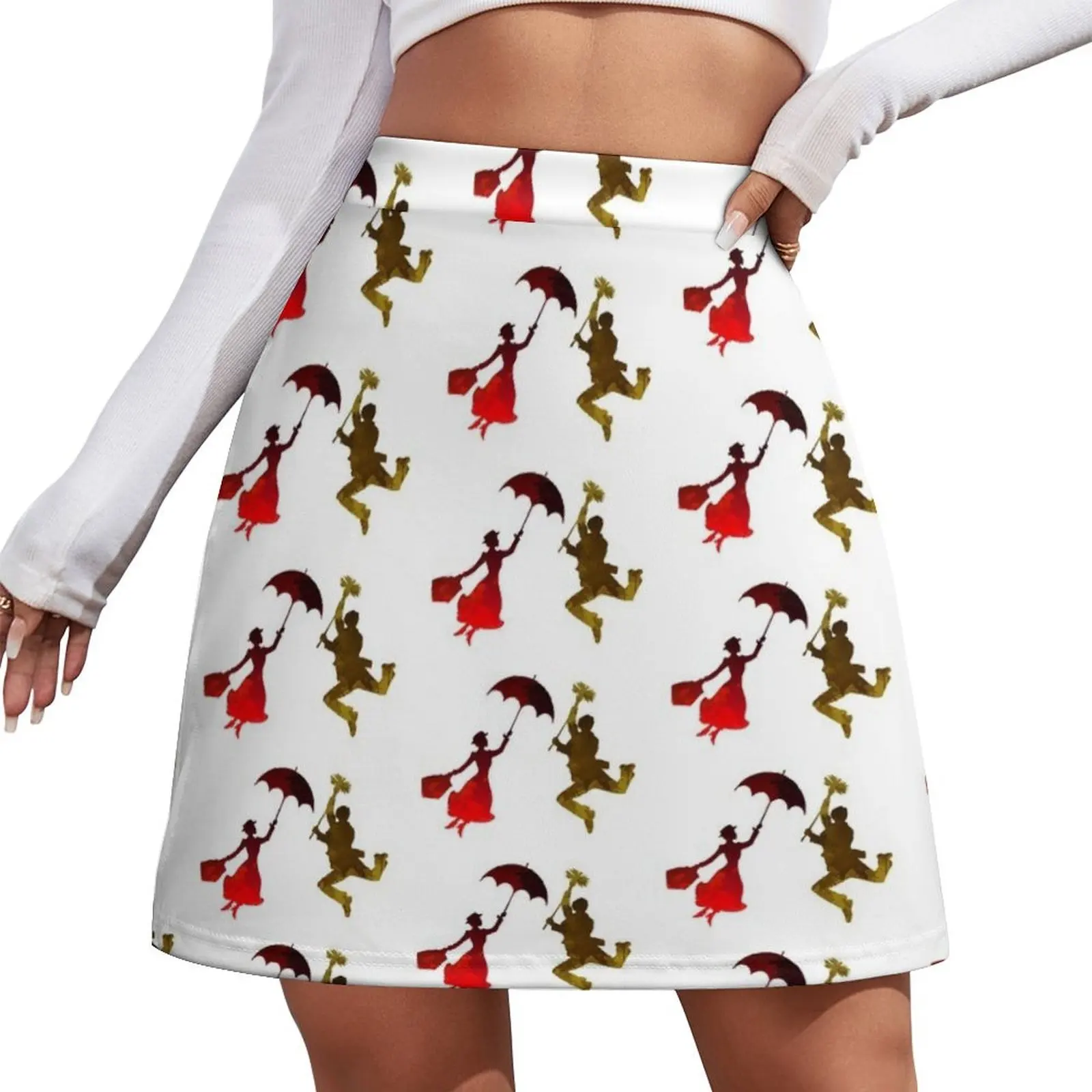 

Couple Inspired Silhouette Mini Skirt Clothing skorts for women fashion korean clothing