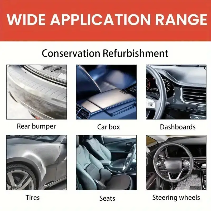 100g ABS Coated Dashboard Restorer Gel，High-Gloss Car Interior Wax for Trim/Console Renew & Protect，Scratch Care Shine Enhancer