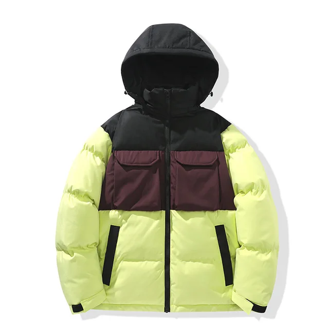 Warm and Stylish Down Jacket for Men's Outdoor Adventures
