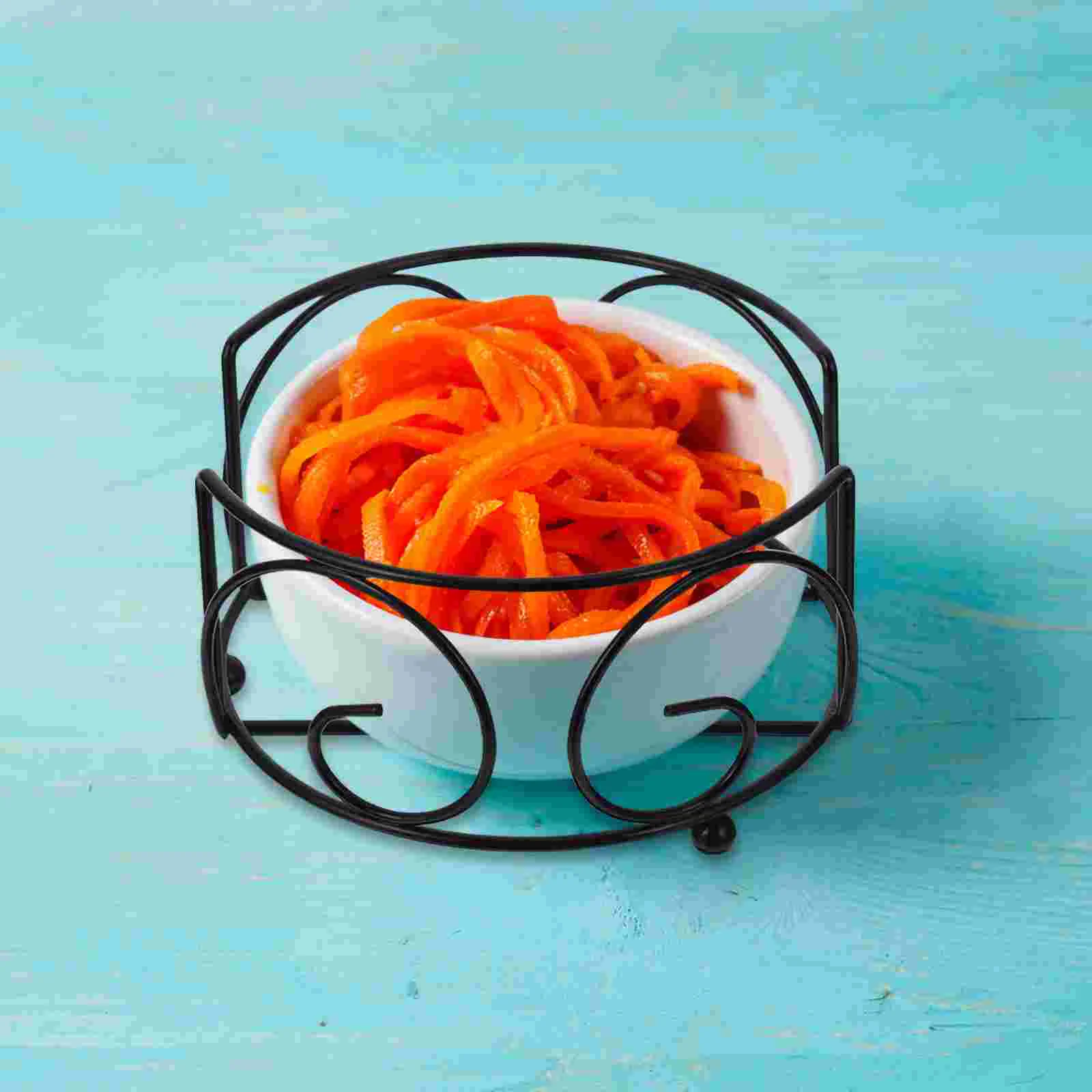 

Cup Holder for Car Coaster Kitchen Gadget Bracket Iron Round Tray Minimalist Metal Storage Simple Placemat