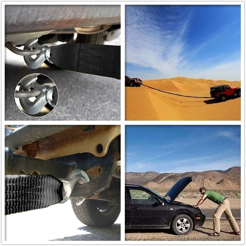 Boat Trailer Winch Strap Car Towing Rope Outdoor Emergency Trolley Rope Auto Pontoon Fishing Boat car tow cable,car towing rope,winch rope set,winch rope
