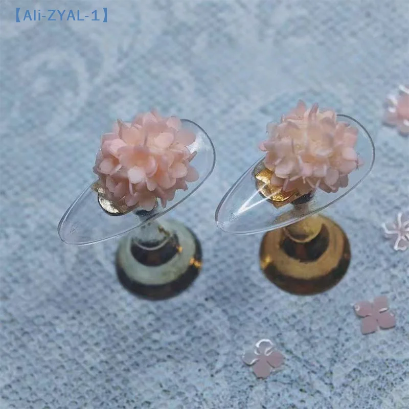 【ZYAL-1】수국 3D 고투명 네일 조각 몰드 DIY 디자인 실리콘 꽃잎 소프트 스탬핑 플레이트 매니큐어 아트 몰드