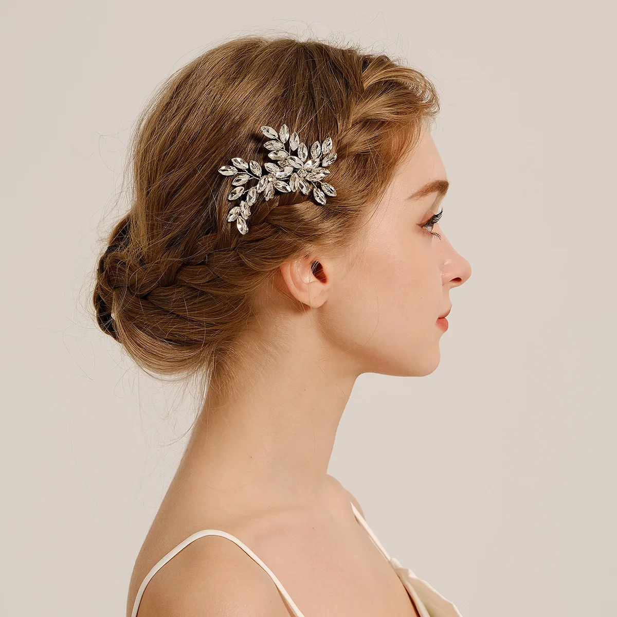 Hair Accessories Bridal Hair Accessories Crystal Hair Bridal Hairpins Accessories U-shaped Rhinestone Hair Jewelry Popular Handmade Wedding Cilp And Comb
