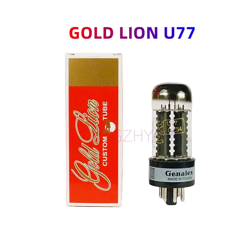 

(1pcs) GOLD LION U77 GZ34 side heat rectifier tube straight generation 5AR4 5Z4P original test pairing