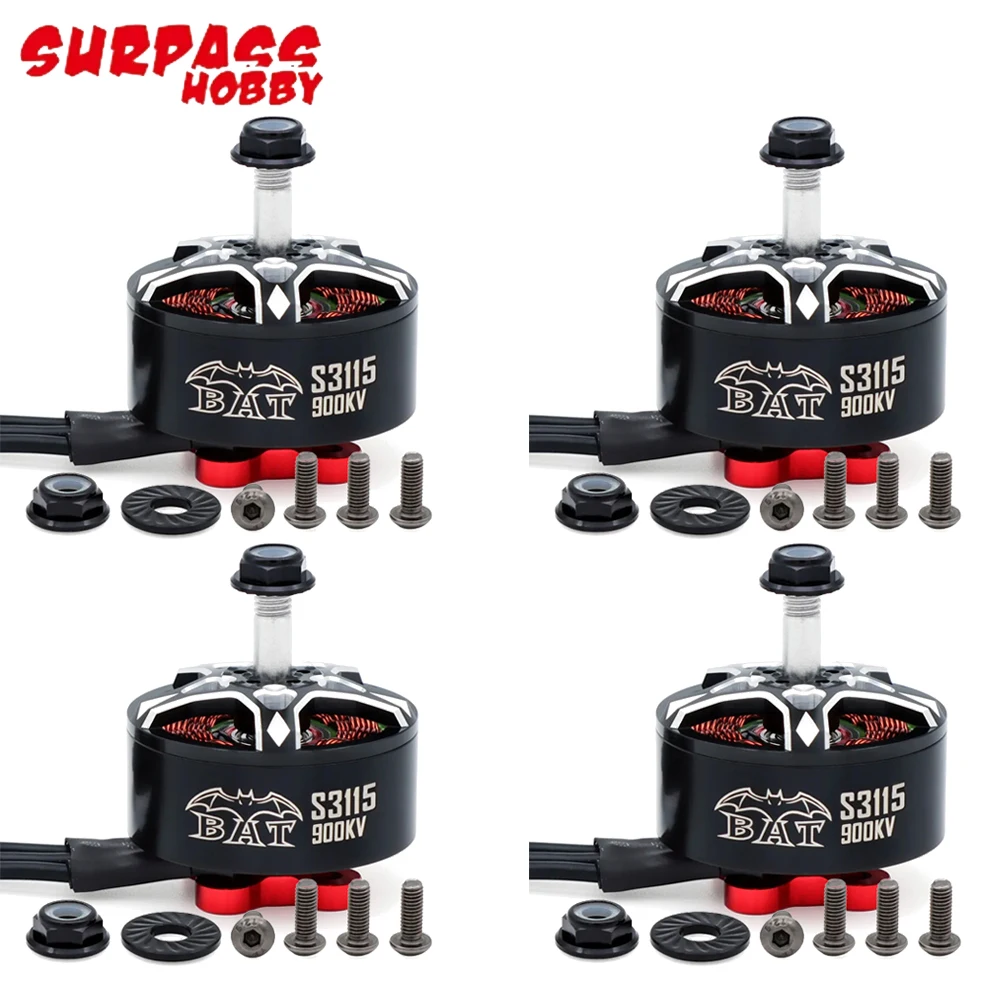 Brushless Motor Surpass Hobby Bat S3115 900KV 1050KV 5-8S 4pcs/lot