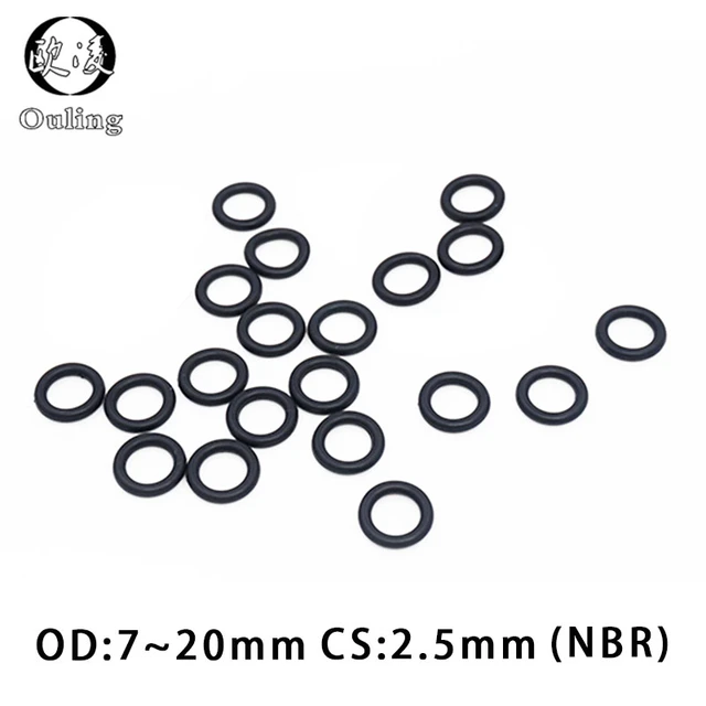 20 Teil/los Gummi Ring NBR Abdichtung O Ring 3mm Dicke OD21/22/23/24/25/