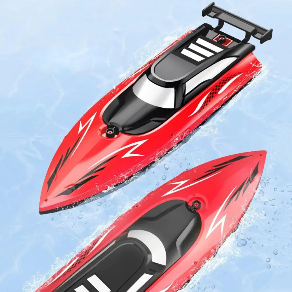 Dual-motor Rc Boat High-speed Dual-motor Remote Control Boat Set for Kids Waterproof Speedboat Toy with Rechargeable for Endless