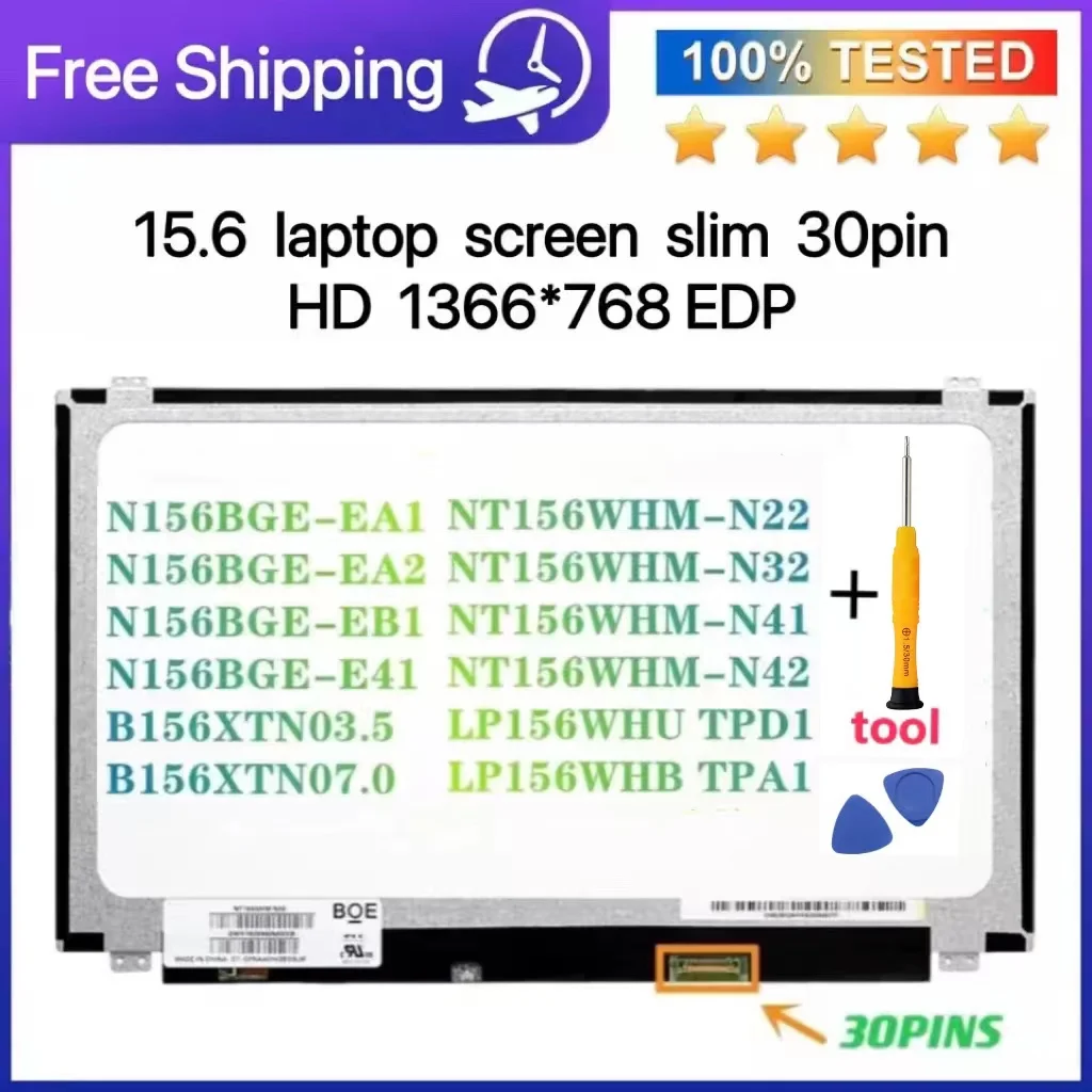 Display Lcd Notebook Display LCD Per Notebook 15.6 LED - Compatibile Con LP156WH2 (TL)(EA), Risoluzione HD 1366x768, Cristallo Brite, Garanzia 12 Mesi Display Lp156wh2
