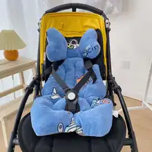 

Baby Stroller Plush Cushion Autumn Winter Baby Cart Outing Outdoor Newborn Seat Cushion Keep Warm Baby Carriage New Accessories
