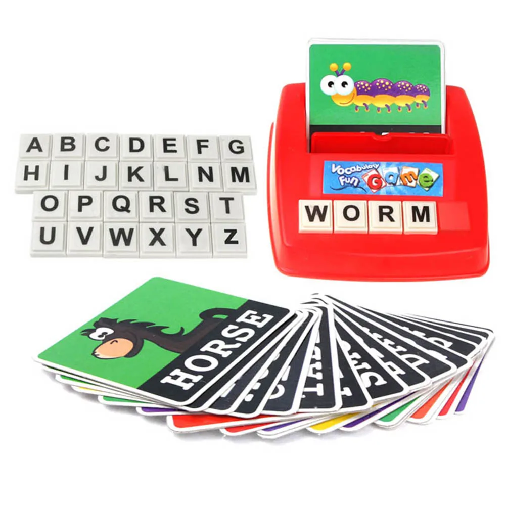 

Обучающие Игрушки для раннего развития, буквы английского алфавита, карточки для правописания, Детская развивающая игрушка для грамотности, забавные фигурки, игры для правописания