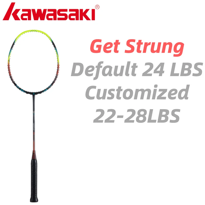 Kawasaki Badminton Racket Professional Super Light 5U Offensive Type