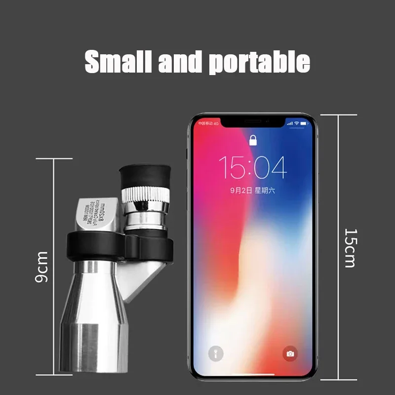 8x20 HD Mini Pocket Focusing Monocular Outdoor Portable Telescope for Hunting Camping Mountaineering Hike Birdwatching 2