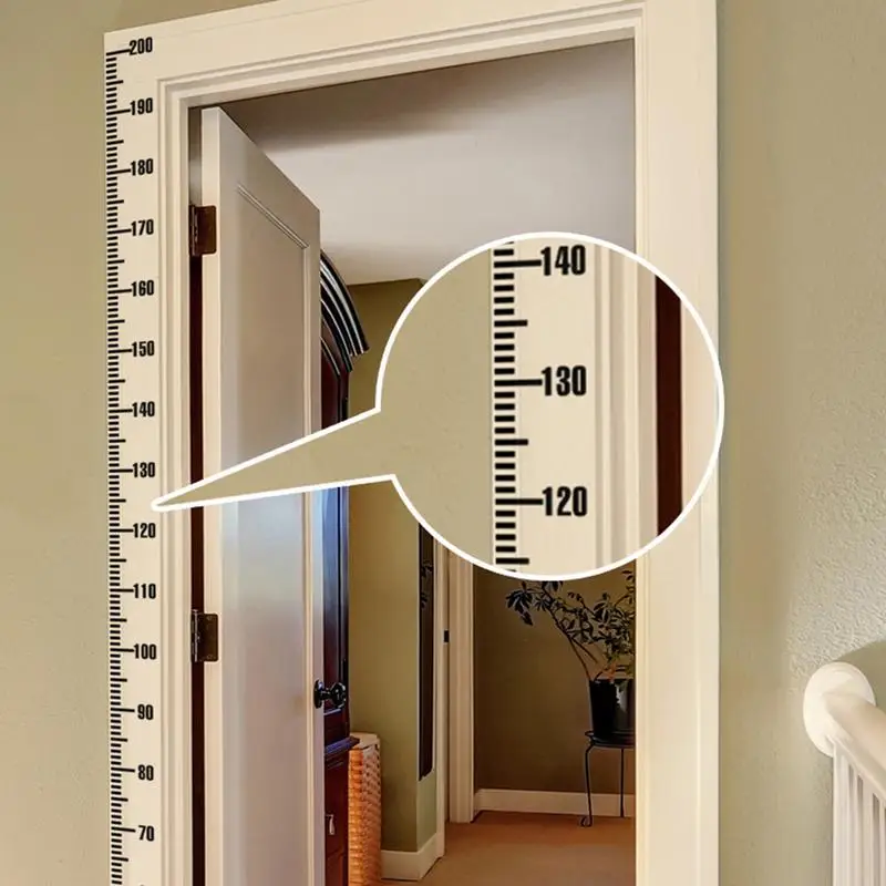Height Wall Sticker Height Measurement Wall Decal Stickers Chart Decor For Living Room Kindergartens Children's