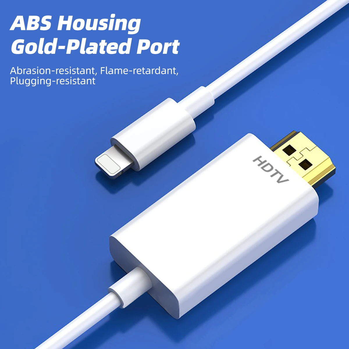 Fonken 1080P HDTV Cable with HDMI-Compatible Digital AV Adapter