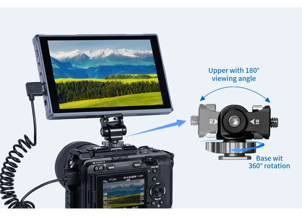 FW759 PRO 7" IPS HDMI On-Camera Touchscreen Camera Monitor