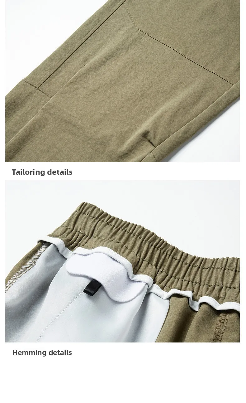 Loose Fit Cotton Cargo Pants Outdoor Workwear S13cf281d53ec46f38293ede39b01dab45