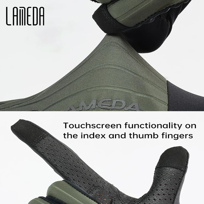 Sport Gloves INBIKE MTB Cycling Spring Bicycle Touchscreen Shock Gel Pad Full Finger Road Bike Accessories