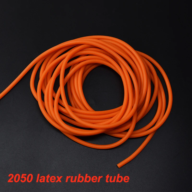 Natural Latex Slingshot Rubber Tube 1/2/3/5M 2mmX5mm Diameter High Elastic for Hunting Shooting latex slingshot tube