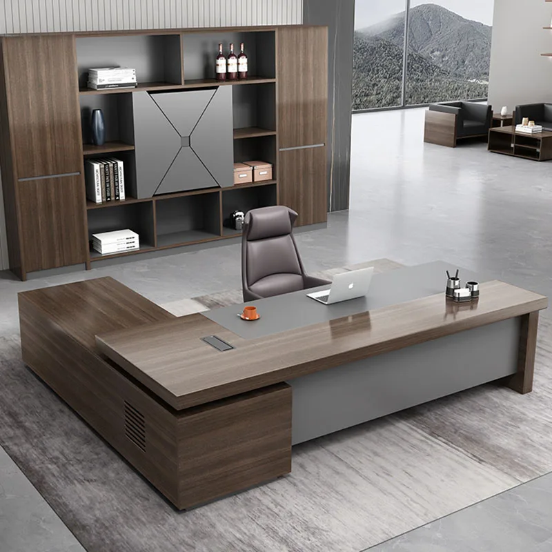 

Executive Drawers Office Desk Reception Standing Standing Luxury Computer Desks European Floor Mesa De Escritorio Furnitures