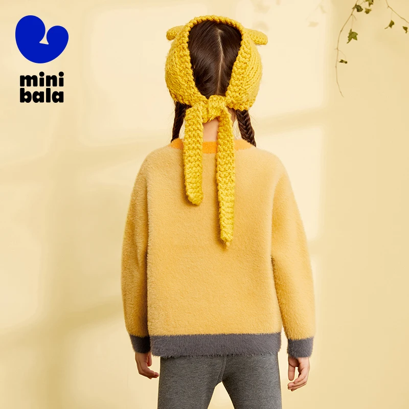 미니 발라발라 스웨터 여아 2025 가을 겨울 부드럽고 따뜻한 니트 풀오버 베이비 상의 데일리룩