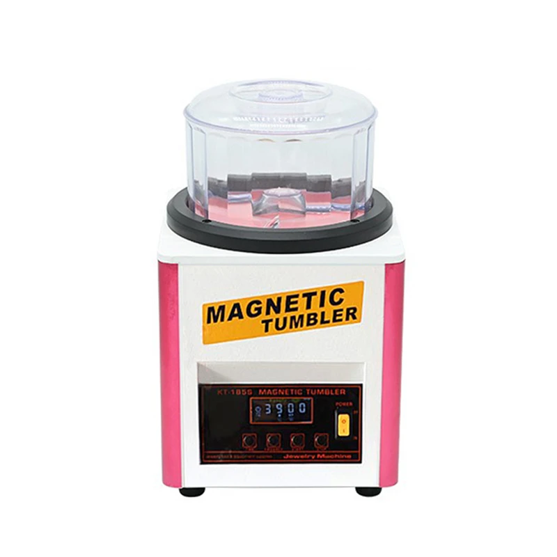 Magnetic Tumbler Polishing MachineKT185 KT-185S  Mini Magnetic Jewelry Polisher Tumbler Jewelry Tools 4