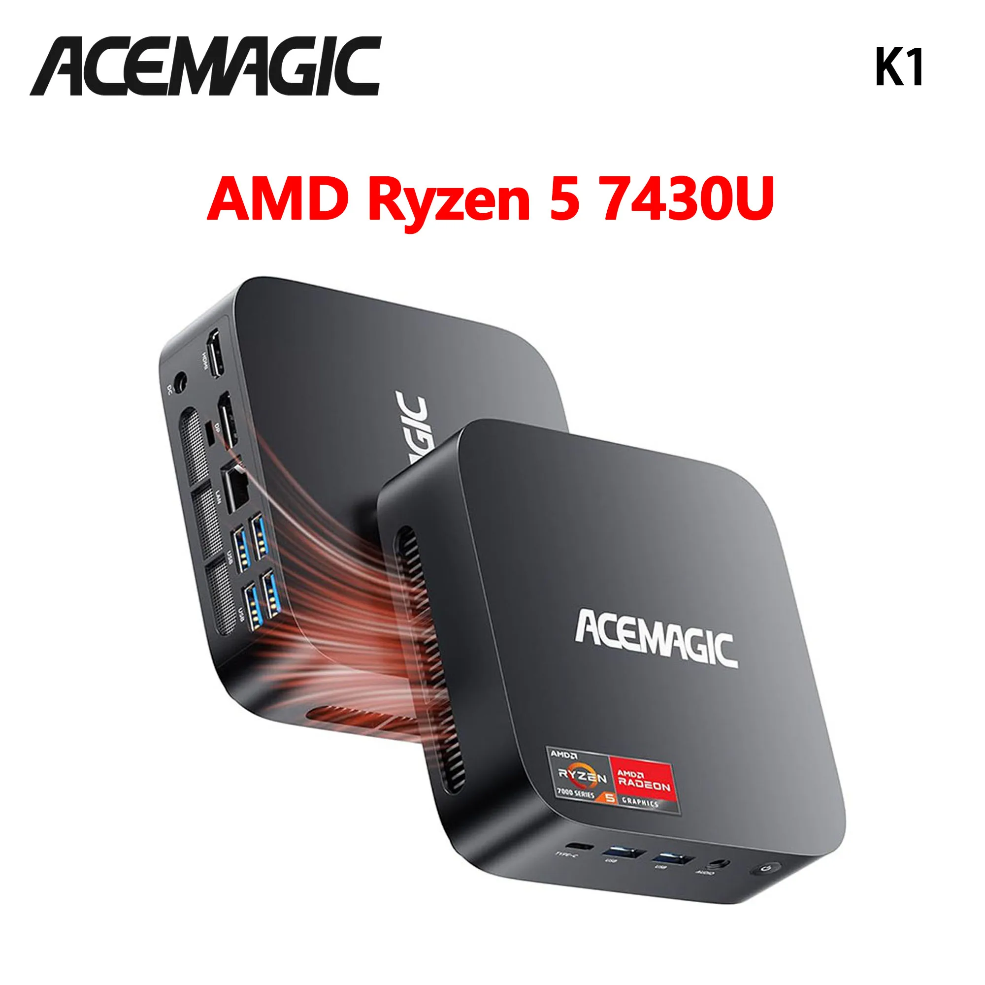 ACEMAGIC K1 MINI PC AMD Ryzen 5 7430U z EU za $280.56 / ~1024zł