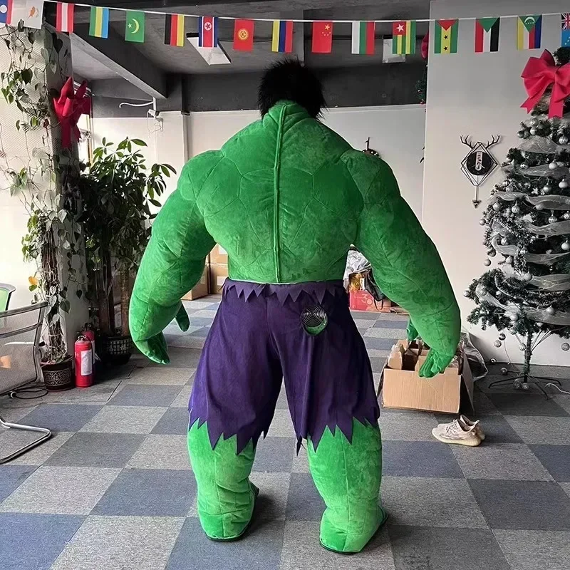 220cm Huge Inflatable Hulk Green Giant Green man Cartoon character Mascot Costume Fancy Dress Party Advertising Ceremony props 6