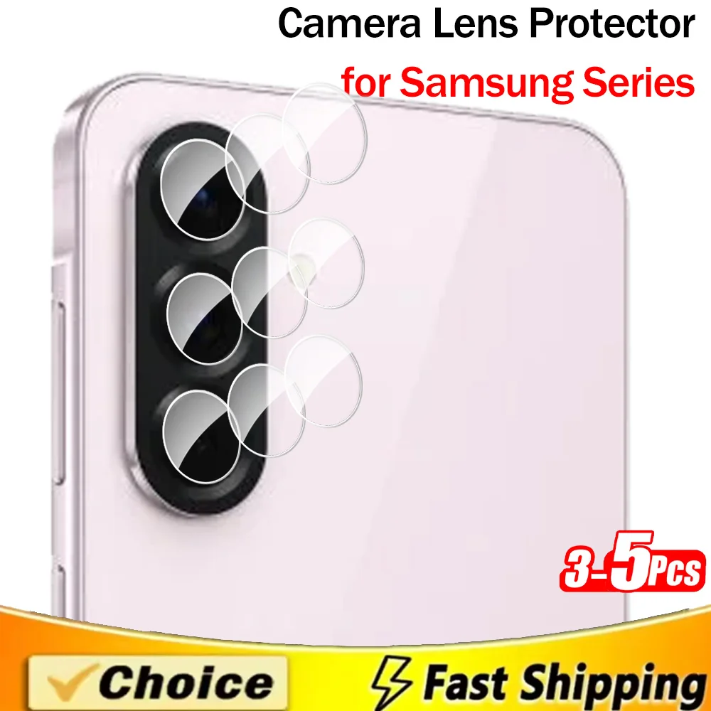 HD Camera Protector 3-5 Pcs Back Lens Tempered Glass Film
