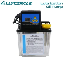 1L Electric Auto Lubrication Oil Pump 110V 220V for CNC Engraving Machine 4MM 6MM