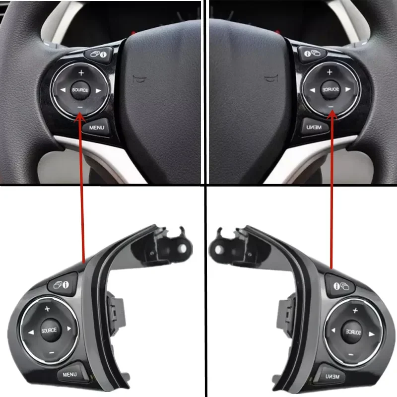 Honda Civic 2012-2015 steering wheel button Multifunction steering wheel button control volume sound switch Audio Control button 35880-TR6-A01