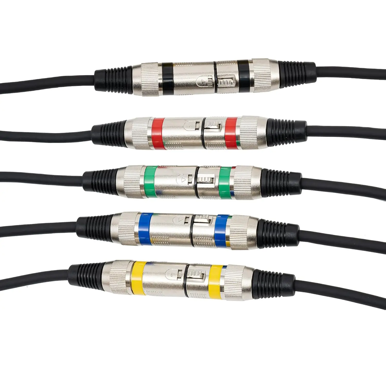 Geräuscharme DMX-Signalkabel (4er-Pack) – 3 m Länge, metallgeschirmte Steckverbinder, kompatibel mit Verstärker/Aufnahmegeräten – Detail 25