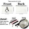 Minimalist Style Name Custom Makeup Bag Personalized Gift for Friends Sister Daughter Bridesmaid Cosmetic Kit Women Toiletry Bag 2
