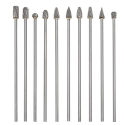 1PC Extra Long Rotary Rasp Files Burr Tungsten Carbide Engraving Milling Cutter Drill Double Cut Flute For Metal Wook 3*6*100mm