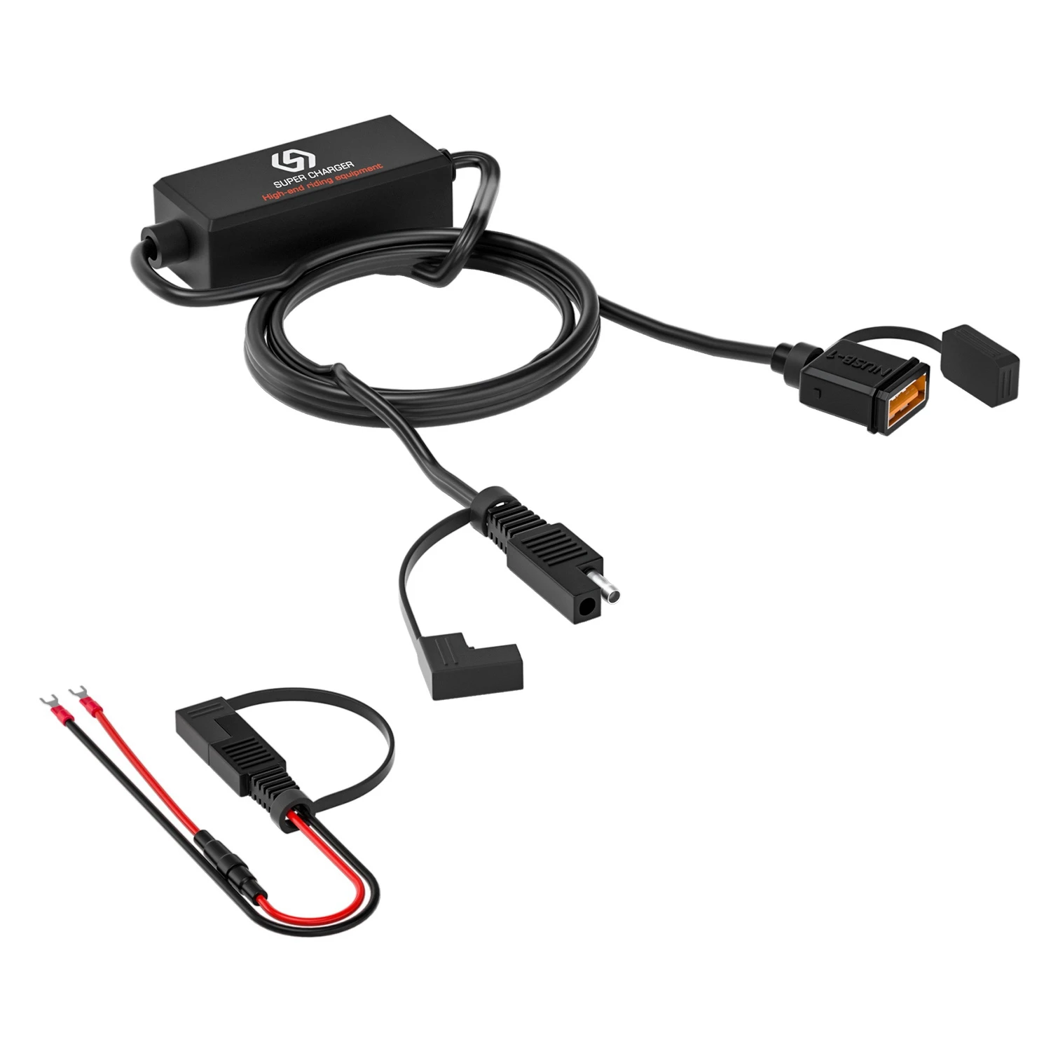  USB  SAE to USB  ̺ ŰƮ,   USB Ʈ, QC3.0  , 10V-24V DC