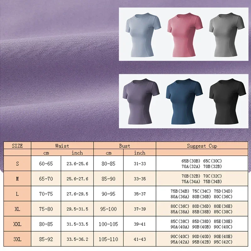 Aiithuug Short Sleeve Yoga Shirts Running Shirt Gym Workout Quick Dry Soft Tops Compress Sports T Shirt Simple Elastic Crop Top 6