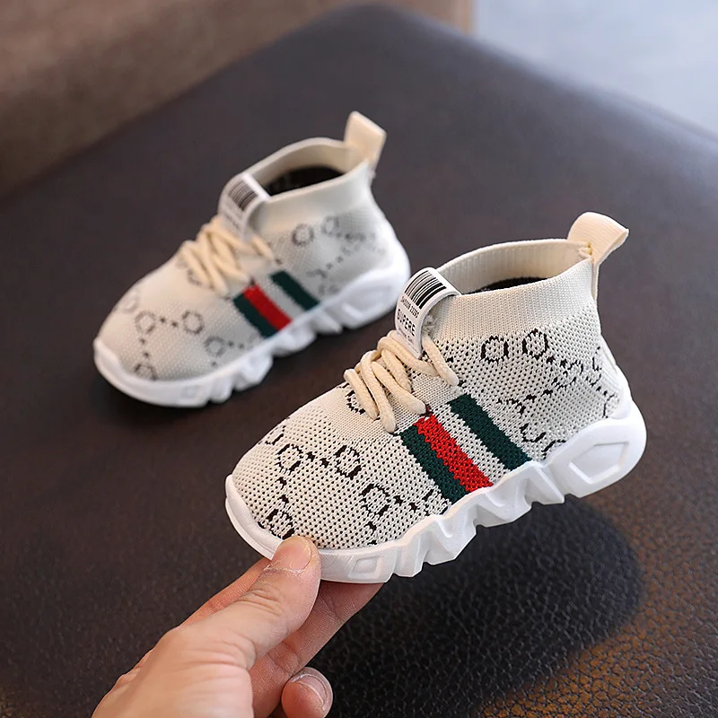 New Children Casual Mesh Sneakers Soft Bottom Comfortable Anti-Slip Baby First Walkers Shoes for Toddler Infant Boys Girls