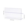 30pcs Transparent Price Label Holder Holder Supermarket Shelf Label Holders Merchandise Price Display Holders Shelf Label Card 2