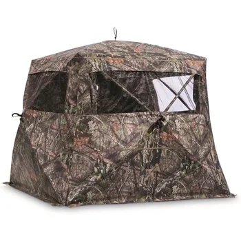 Flare 270 Pop-Up Hunting Camo Ground Blind for Deer, Duck, Bow, and Turkey Hunting Gear, Equipment, and Accessories 2
