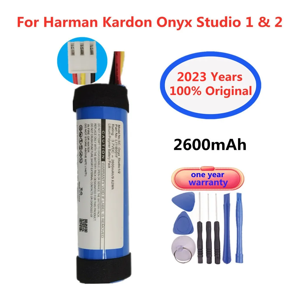 

Original Speaker Battery For Harman Kardon Onyx Studio 1 2 Onyx Studio2 Studio1 LI11B001F 2600mAh Player Audio Batteries Bateria