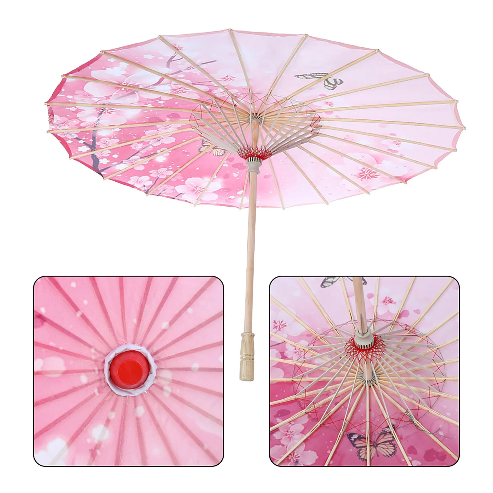 Windproof Umbrella Fabric Umbrella Parasol Umbrella Rainproof Women Windproof Chinese Classical Dance