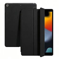 Premium PU Leather Flip Smart Cover with Magnetic Auto Wake/Sleep Function (SZ - Jet Black)