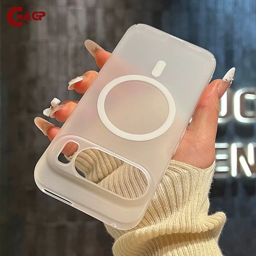 Frosted Translucent Slim Matte Magnetic Case