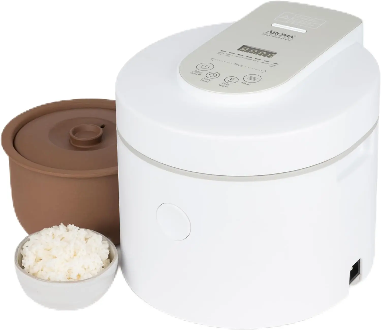 AROMA® Professional 12-Cup (Cooked) / 3Qt. Purple Clay Rice & Grain Multicooker (ARC-7206P)