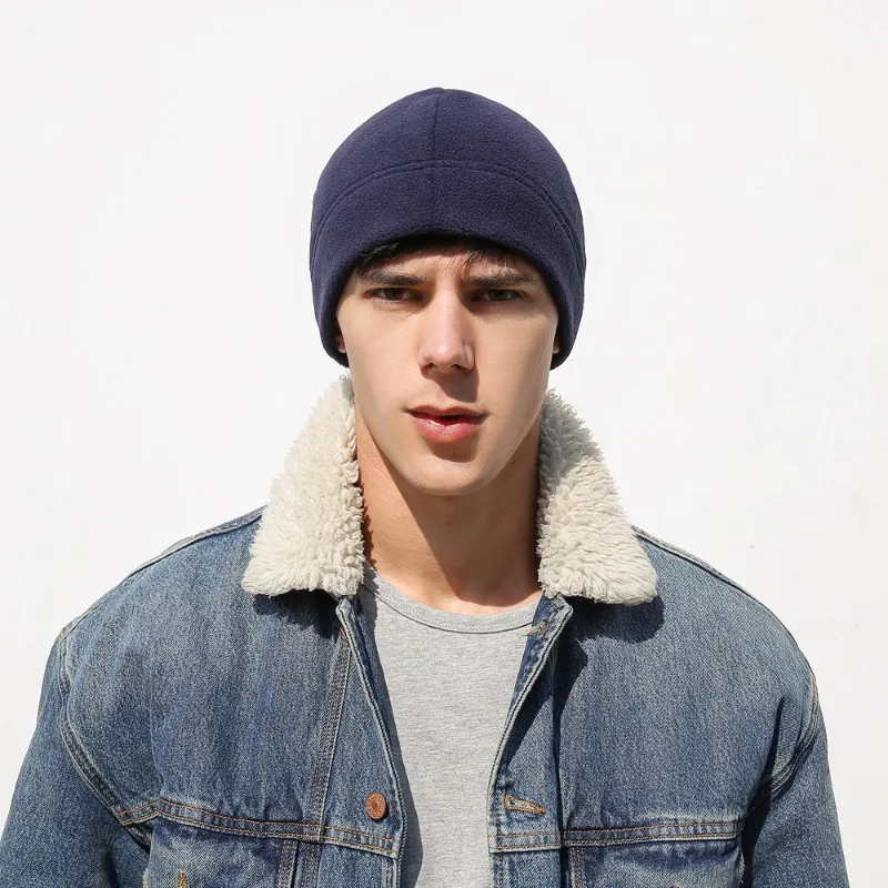 Herren Polar Fleece Mütze Winter Warme Outdoor-Sport-Skifahrer-Mütze Winddichte Weiche Beanie-Mütze Damen Ski-Fahrrad-Mütze – Detail 10