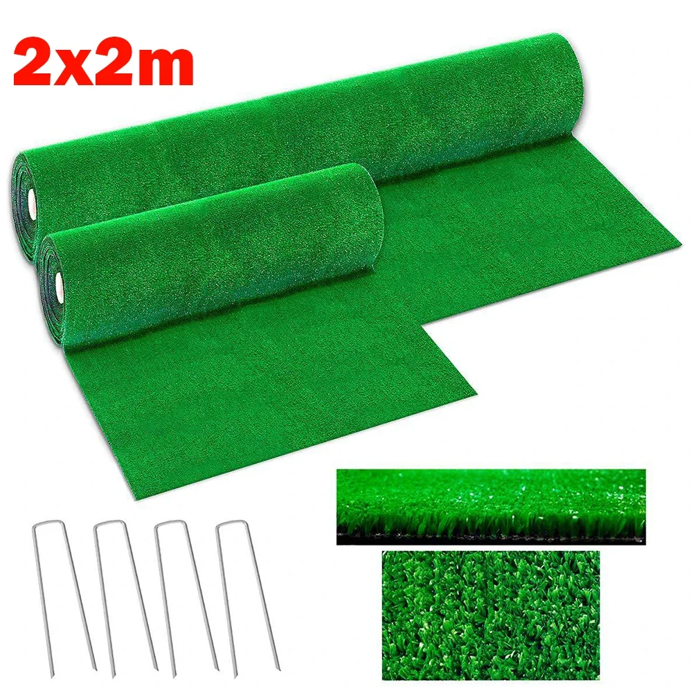 Artificial Grass Carpet High Quality Green Fake Synthetic Garden Landscape Lawn Mat Turf Environmental-friendly Garden Decoratio artificial plants artificial grass mats