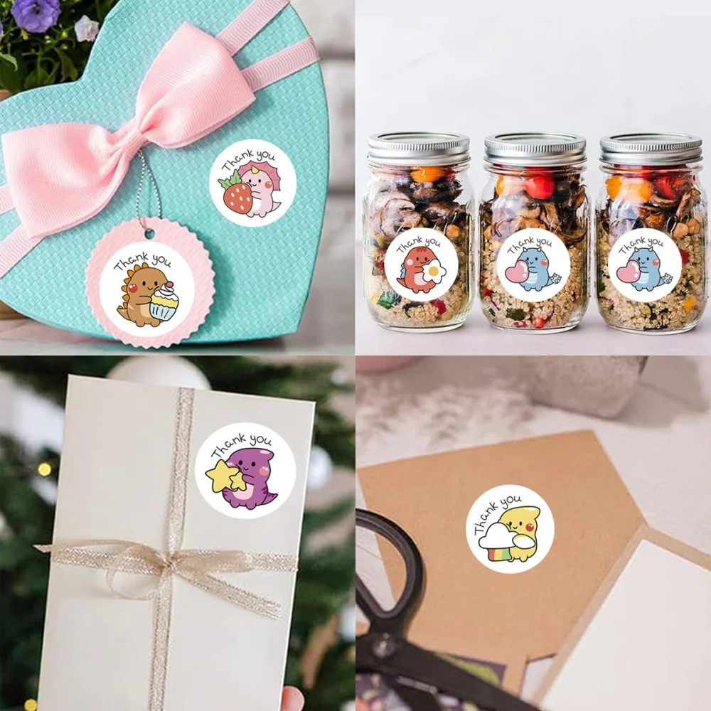 Sticker sheet featuring multiple dinosaur characters